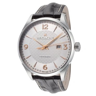 Hamilton Men's Jazzmaster Viewmatic 44mm Automatic Watch In Silver
