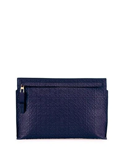Loewe T Pouch Repeat In Navy