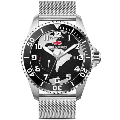 Seapro Voyager Black Dial Mens Watch Sp4761