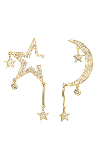 Eye Candy La Eye Candy Los Angeles The Luxe Collection Cz Elix Earrings In White