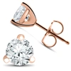 POMPEII3 3/4 CT TDW DIAMOND 3-PRONG MARTNI STUDS