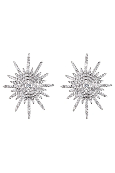 Eye Candy La Izar Earrings In Silver