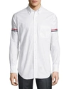 Thom Browne Classic Button-down Shirt In White