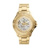 FOSSIL MEN'S BANNON AUTOMATIC, GOLD-TONE STAINLESS STEEL WATCH