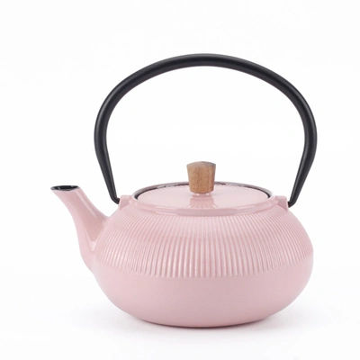 MINIMAL ENAMELED CAST IRON TEAPOT - LINE