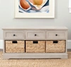 Safavieh Rosewind 3 Drawer Storage Unit In Grey
