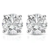 Pompeii3 1 1/5ct Diamond Studs 14k White Or Yellow Gold In Silver