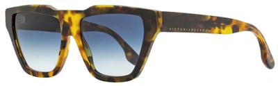 Victoria Beckham Women's Modified Rectangle Sunglasses Vb145s 210 Brown Tortoise 55mm