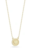 EMBER FINE JEWELRY 14K GOLD HEART NECKLACE
