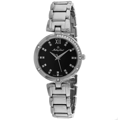 Mathey-tissot Women's Classic Black Dial Watch In Silver