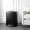Happimess Marco Rectangular 10.5-gallon Double Bucket Trash Can With Soft-close Lid In Black