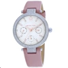 Michael Kors Parker Multifunction Blush Leather Ladies Watch In Pink