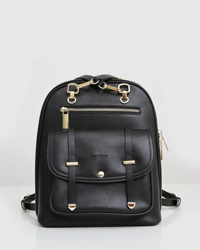 Belle & Bloom 5th Ave Leather Backpack - Black