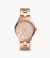 FOSSIL WOMEN MODERN SOPHISTICATE MULTIFUNCTION, ROSE GOLD-TONE STAINLESS STEEL WATCH