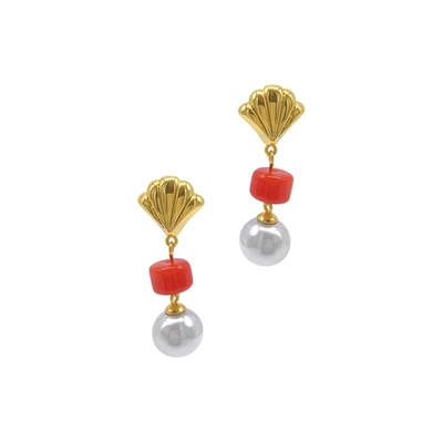 Adornia 14k Plated Drop Earrings In Gold