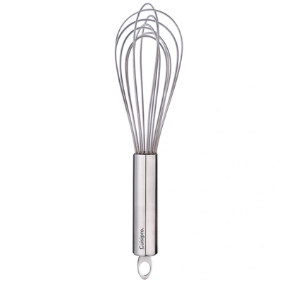 Cuisipro 10-inch Silicone Egg Whisk, Frosted In Silver