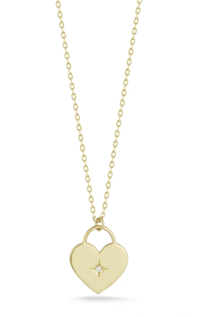 Ember Fine Jewelry 14k Yellow Gold Diamond Heart Necklace