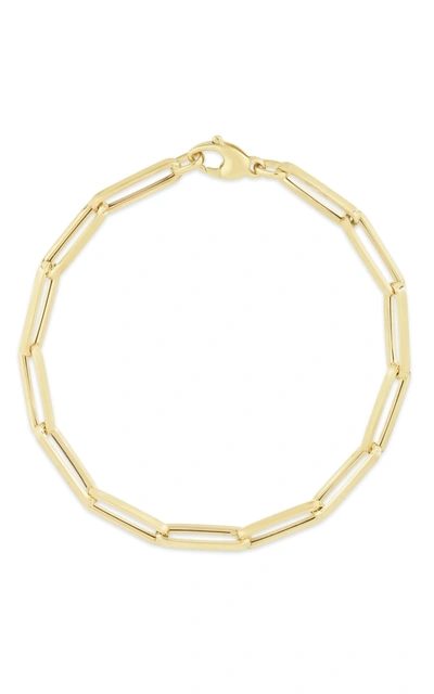 Ember Fine Jewelry 14k Paperclip Chain Bracelet In White
