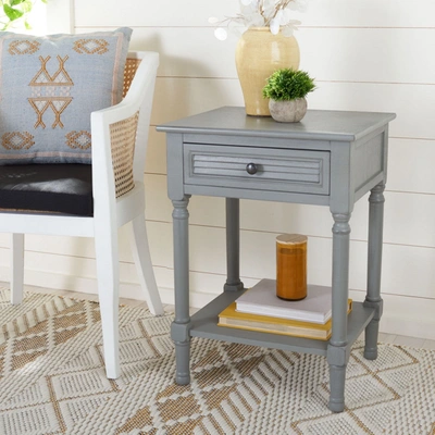 Safavieh Couture Tate 1drw Accent Table In Grey