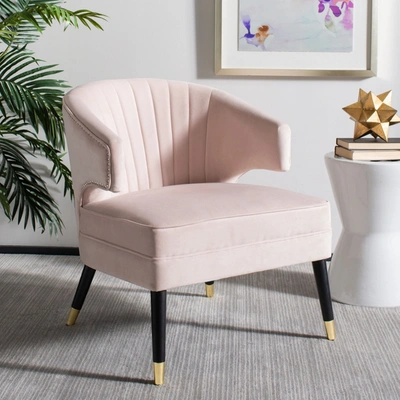 Safavieh Stazia Wingback Accent Chair In Pink