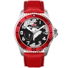 Seapro Men's Voyager Black Dial Watch In Red