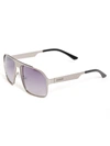 GUESS FACTORY FLAT AVIATOR METAL SUNGLASSES