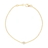 Diana M. 14k Yellow Gold 0.15cts. Diamond Bracelet In White