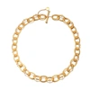 Rachel Glauber 14k Gold Plated Cubic Zirconia Chain Necklace In White