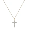 Diana M. 14k White Gold 0.25ct Diamond Pendant In Silver