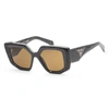 Prada Symbole Geometric Sunglasses, 50mm In Black