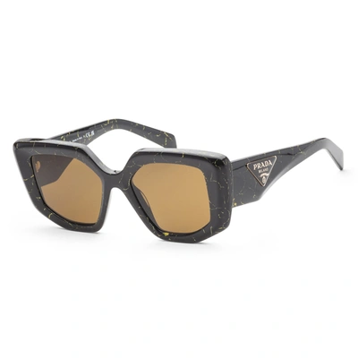 Prada Symbole Geometric Sunglasses, 50mm In Black | ModeSens display picture 3
