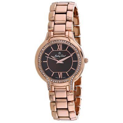 Mathey-tissot Women's Brown Dial Watch In Beige