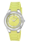 Porsamo Bleu Guilia Quartz Green Dial Ladies Watch 1122dgur In Green