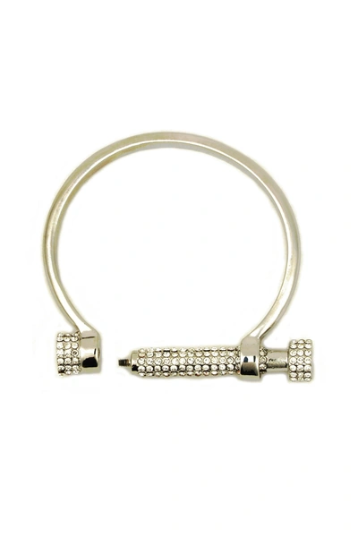 Eye Candy La Bar Bracelet In Silver