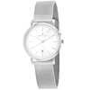 Christian Van Sant Women's Silver Dial Watch In White