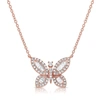 SABRINA DESIGNS 14k Gold & Diamond Butterfly Necklace