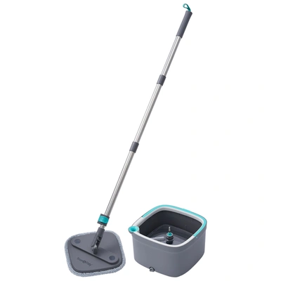 True & Tidy Spin-800 Trueclean Mop And Bucket System In Gray
