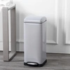 Happimess Betty Retro 8-gallon Step-open Trash Can (20 Liners Included) In Grey