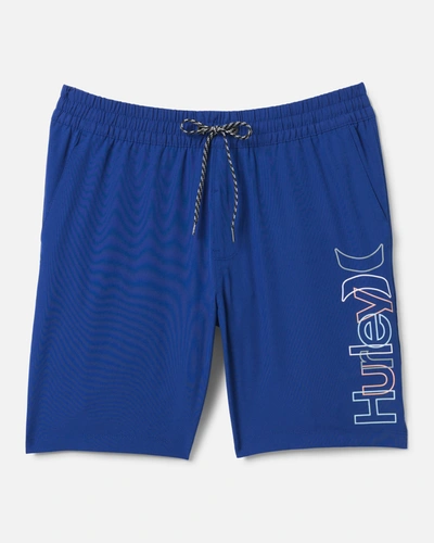 United Legwear Men's Essential Crossover Volley Boardshort In Navy,bright