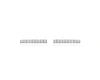 Ariana Rabbani Bar Earrings (small) White Gold In Silver