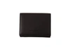 Dolce & Gabbana Black Leather Trifold Purse Belt Strap Multi Kit Men's Wallet In Black