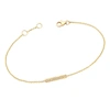 ARIANA RABBANI DIAMOND BAR BRACELET (SMALL) YELLOW GOLD