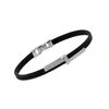 ALOR 18K WHITE GOLD AND BLACK CABLE CLASSIC STACKABLE DIAMOND 0.51 CT. TW BRACELET 04-52-1127-11