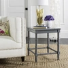 Safavieh Liviah Modern Coastal 22in Bamboo Accent Table In Grey