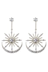 Eye Candy La The Luxe Collection Cz Nina Earrings In Silver