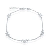 SIMONA STERLING SILVER BUTTERFLY ANKLET