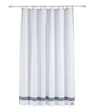 Brooks Brothers Ottoman Rolls Shower Curtain In Blue