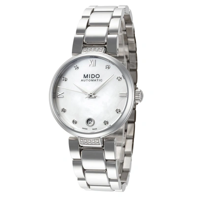 Mido Women's Baroncelli Ii Donna 33mm Automatic Watch In Silver