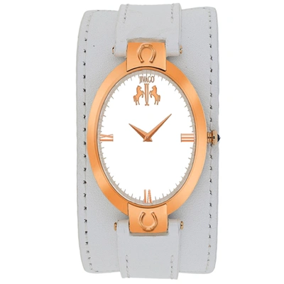 Jivago Women's Silver Dial Watch In Gold Tone / Grey / Rose / Rose Gold Tone / White