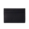 Neil Barrett Sleek Leather Card Holder Men's Wallet In Black